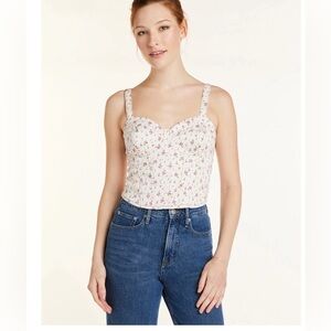 No Boundaries Denim Corset Top, Women's and Women's Plus Size XXXL (21)